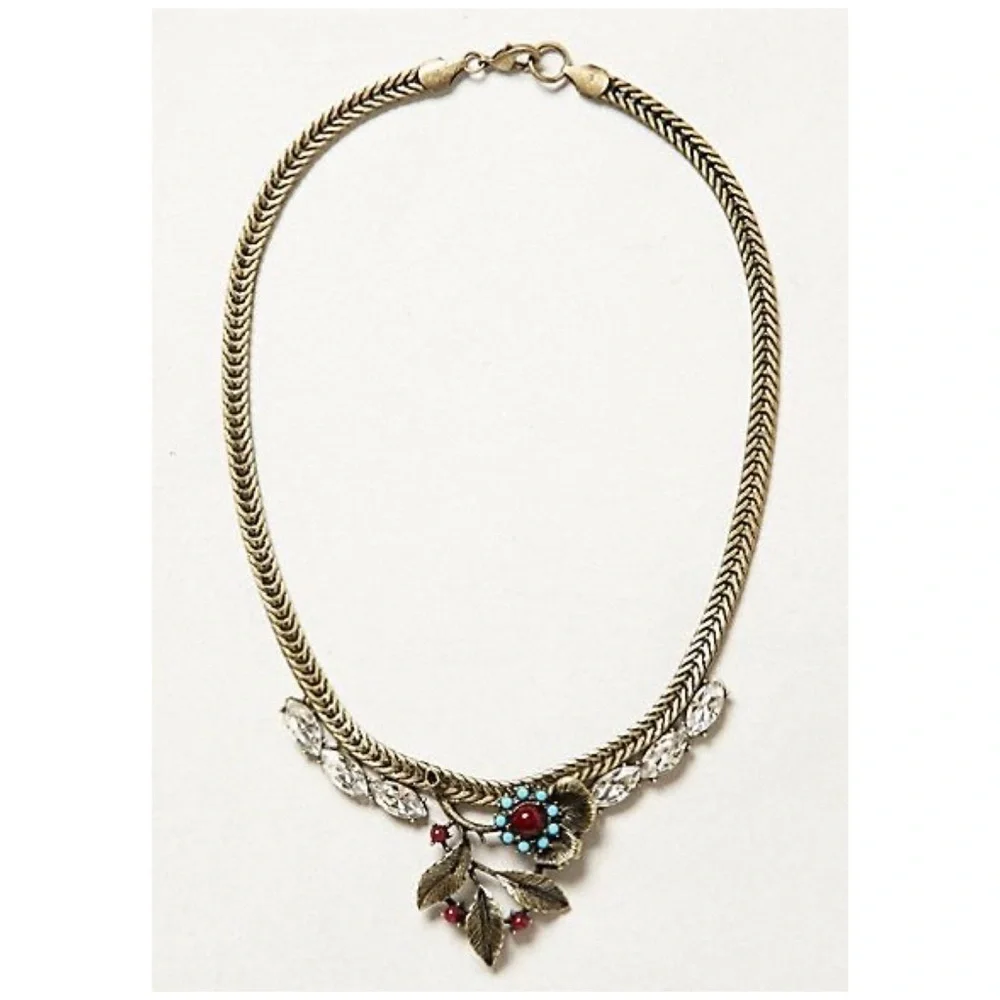Anthro “Broderie Necklace” - Picture 3 of 8
